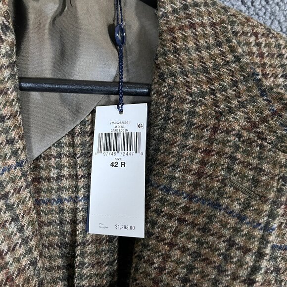 Polo Ralph Lauren Polo Tweed 100% Wool Blazer Sport Coat - Men's Size 42R -Brown - Picture 3 of 15